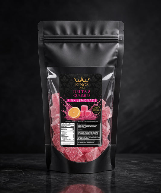 Delta 8 Pink Lemonade Gummies